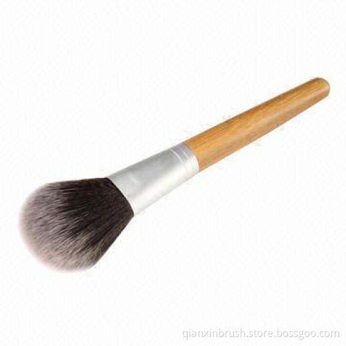 Bamboo Powder Brush with Aluminum Ferrule